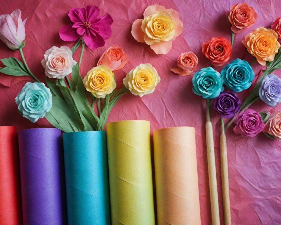 Papel crepom: tipos e como escolher para flores e decoração