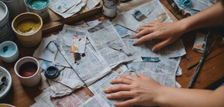Papel jornal: usos criativos e como evitar manchas