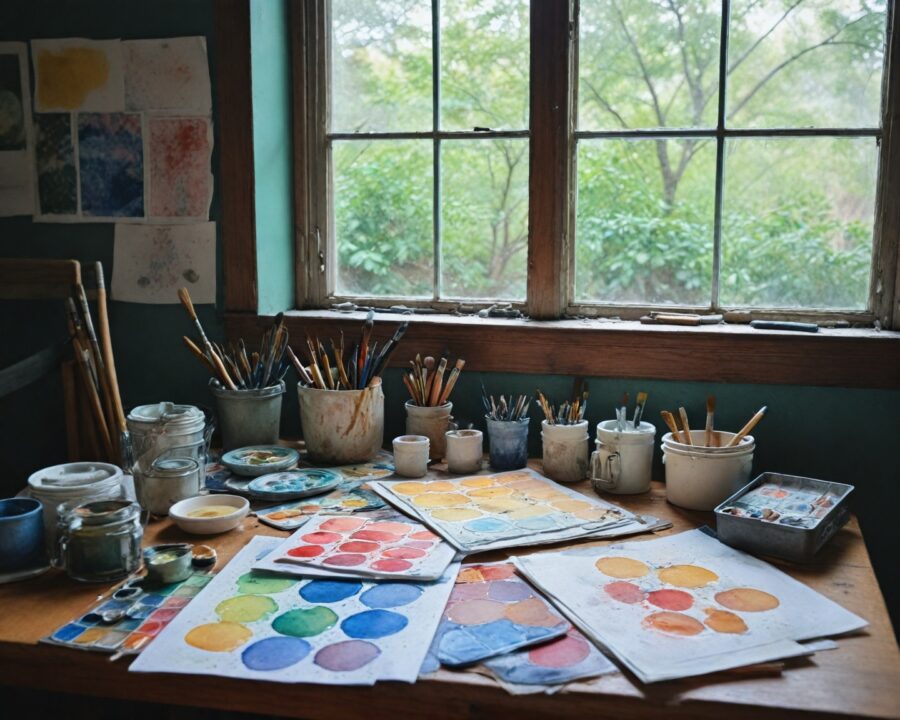 Como escolher papel para aquarela: textura e gramatura