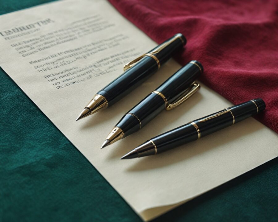 Canetas para assinatura: como escolher modelos elegantes e confiáveis