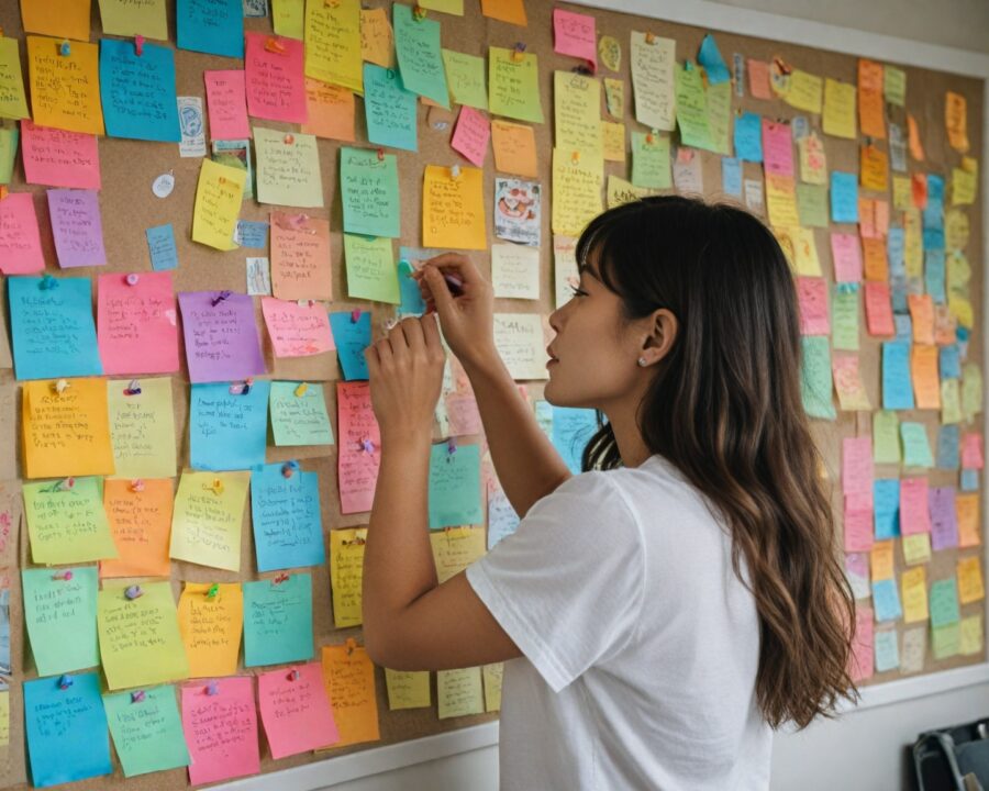 Como fazer um mural de tarefas com papel passo a passo