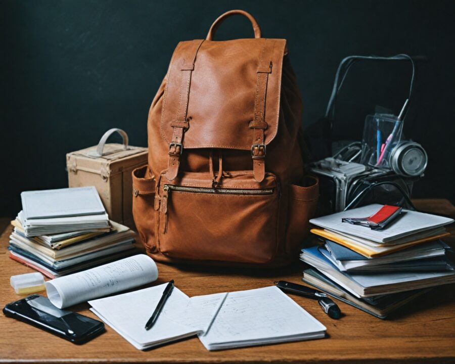 Como transportar papelaria na mochila sem danos