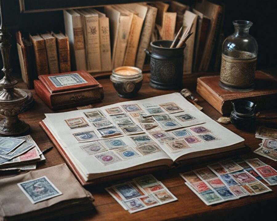 A história dos selos postais e do papel como serviço