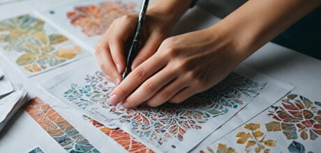 Como fazer stencil com papel para pintura e lettering