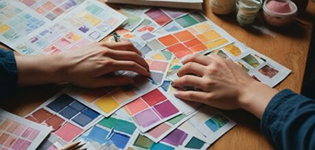 Colagem estética: como combinar texturas e cores com harmonia