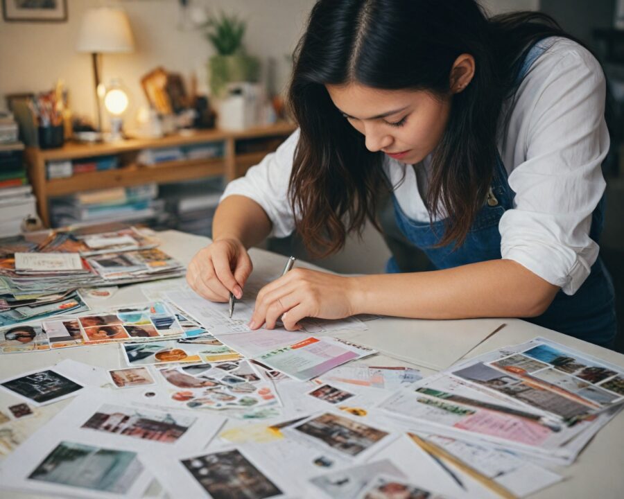 Scrapbooking minimalista: como criar layouts e checklist