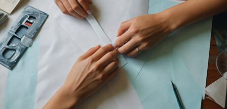 Como criar moldes simétricos dobrando o papel sem erros