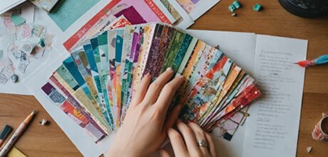 Como fazer miniálbum de fotos com papel: estrutura sanfonada