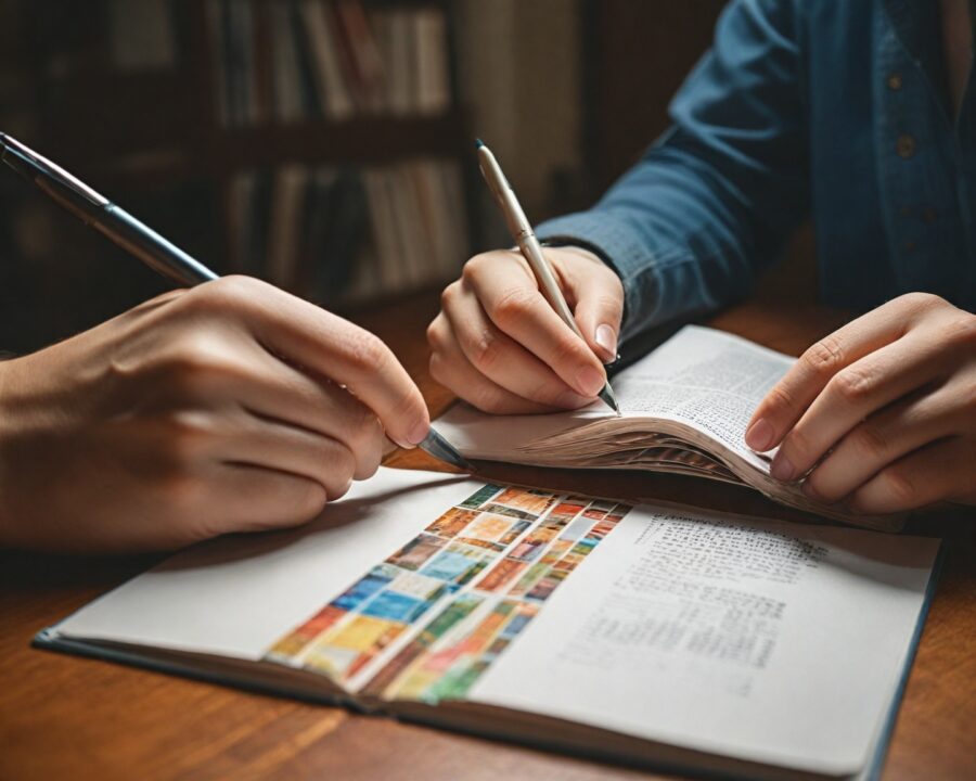 Como fazer um caderno artesanal costurado passo a passo