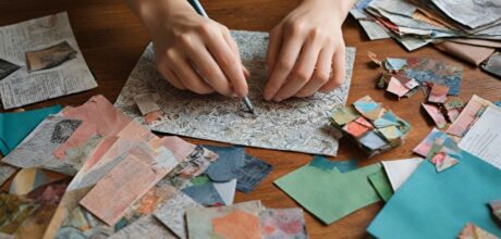 Papel e tecido: como fazer colagens duradouras sem descolar