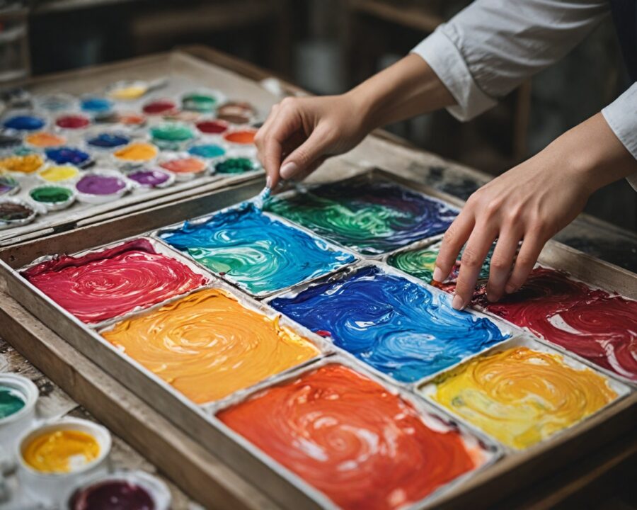 Como fazer papel marmorizado caseiro sem bagunça