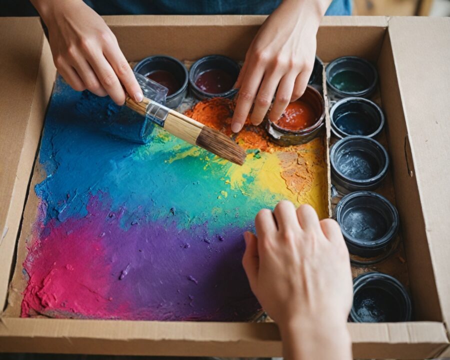 Como fazer potes e bandejas de papelão com acabamento durável