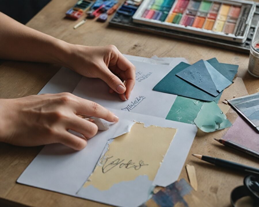 Como criar cartões e convites com papel reciclado sem aspecto áspero