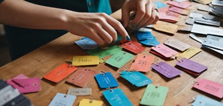 Como fazer etiquetas e tags com embalagens recicladas