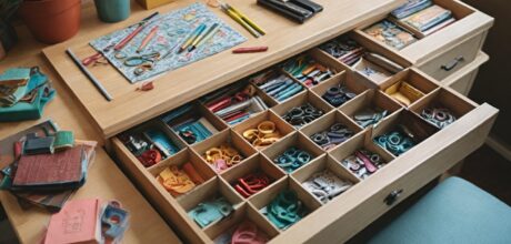 Como transformar caixas de papelão em organizadores de gaveta