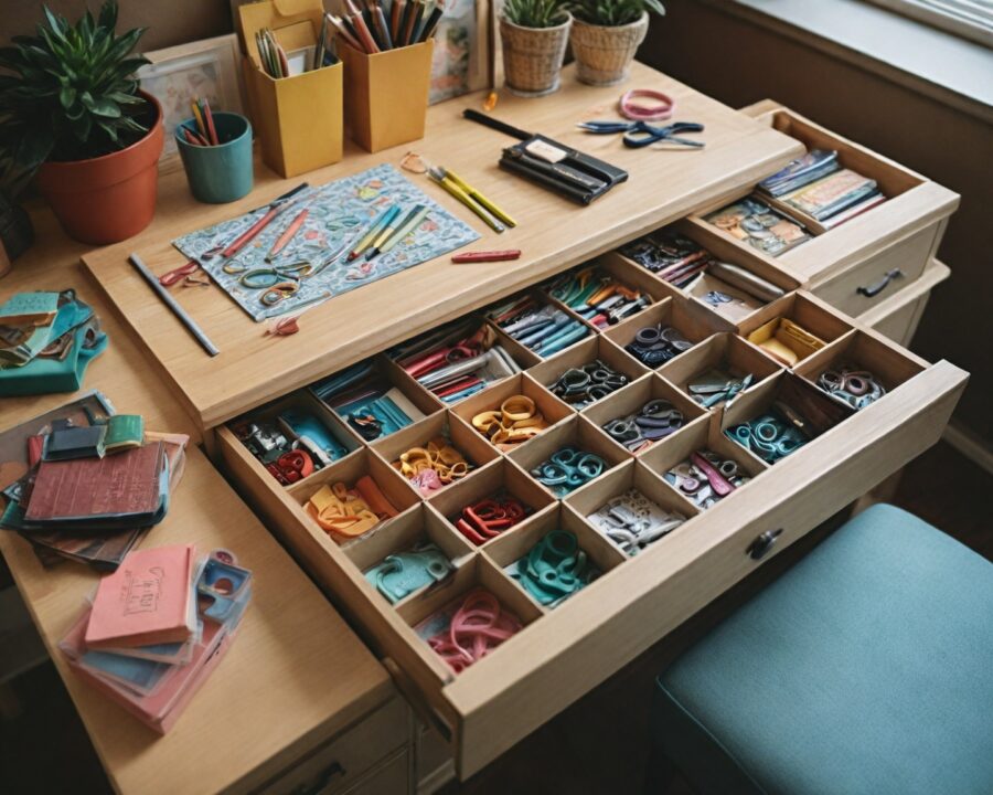 Como transformar caixas de papelão em organizadores de gaveta