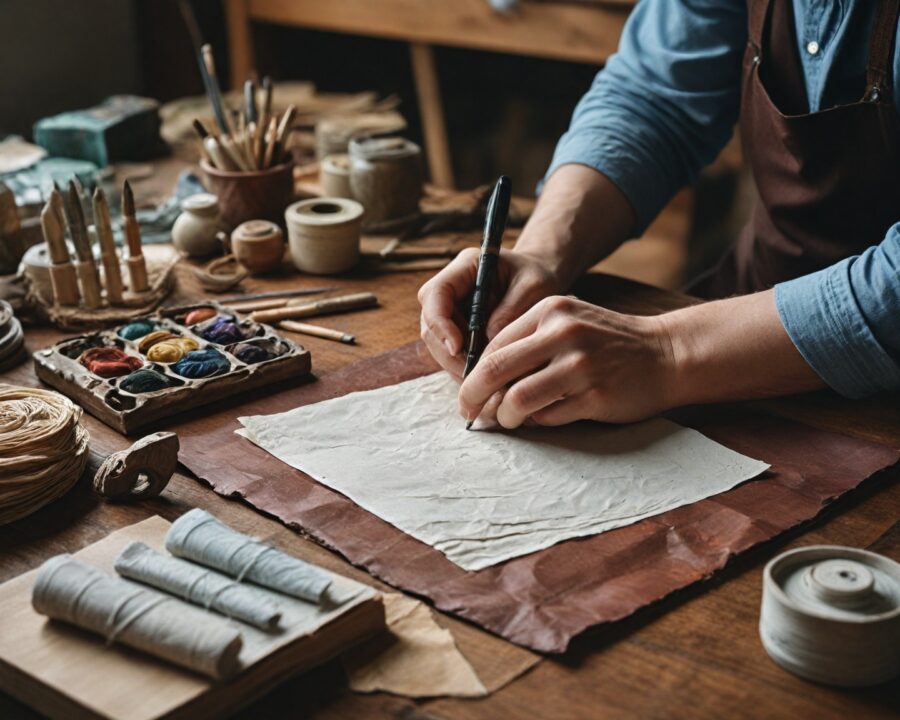 Como escolher o melhor papel para encadernação artesanal