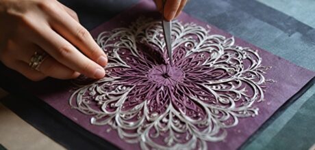 Kirigami: como criar arte com recortes de papel