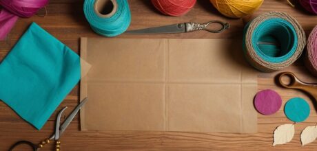 Papel Kraft Colorido: Projetos Artesanais Criativos
