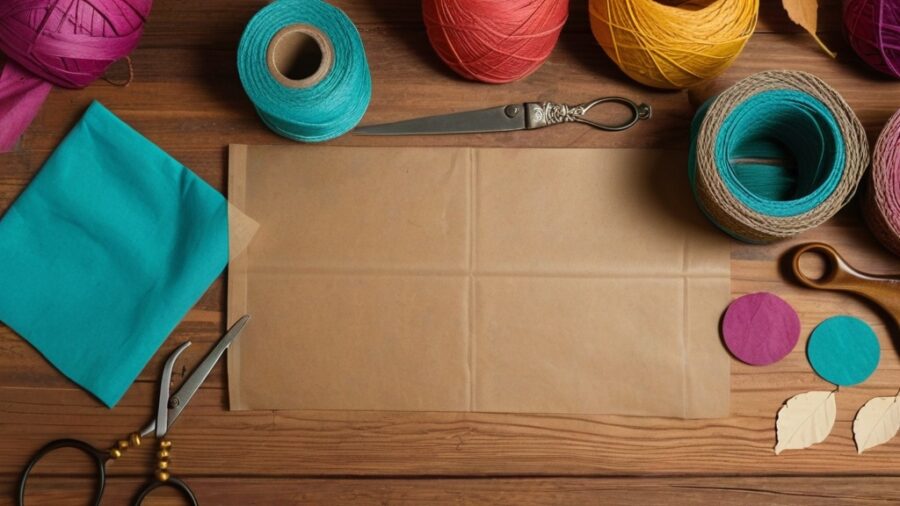 Papel Kraft Colorido: Projetos Artesanais Criativos