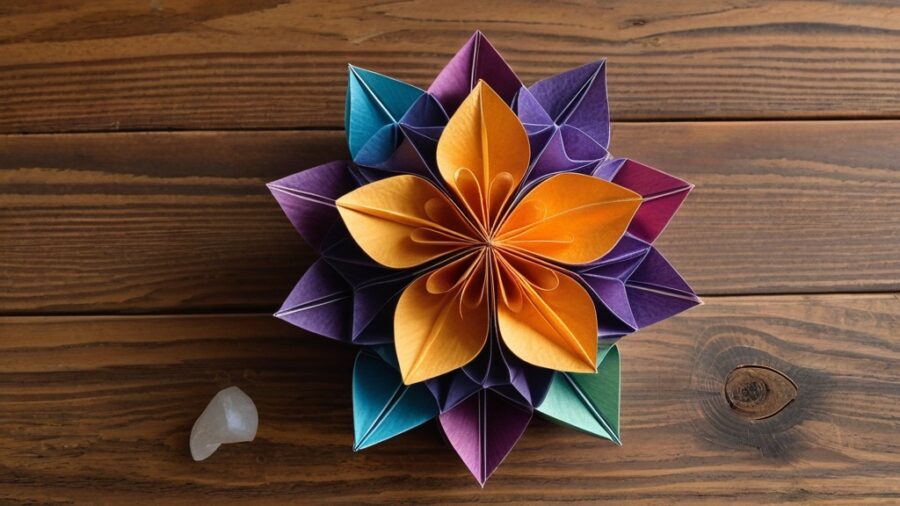 Kusudama com Papel Reciclado Estampado: Guia Completo