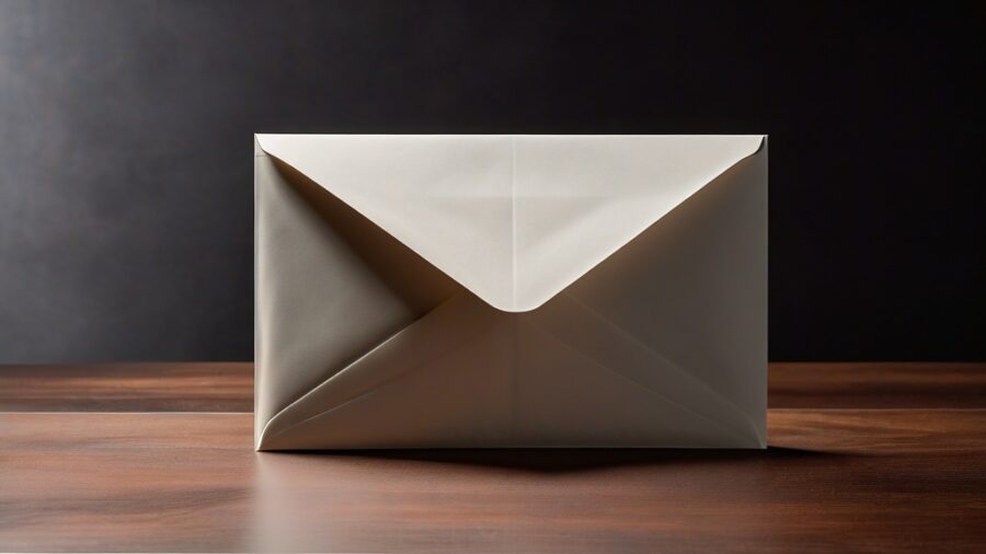 História do Envelope com Janela Transparente